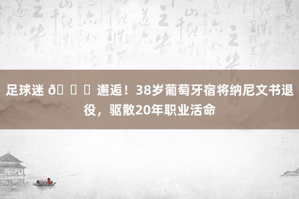 足球迷 👋邂逅！38岁葡萄牙宿将纳尼文书退役，驱散20年职业活命